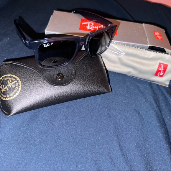 Ray-Ban Justin Classic Unisex Navy Blue - Picture 4 of 5